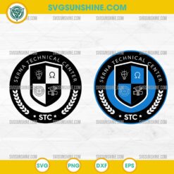 Serna Technical Center Logo SVG, STC School Emblem PNG DXF EPS Digital Design