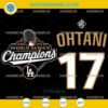 Shohei Ohtani 2025 World Series Champions SVG Bundle