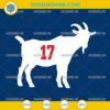 Shohei Ohtani GOAT 17 SVG Baseball Cut File for Cricut