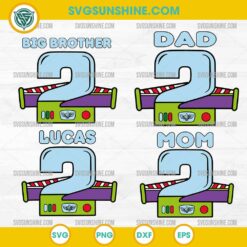 Buzz Lightyear Birthday SVG Bundle