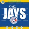 The Jays Toronto Blue Jays SVG, Toronto Blue Jays Baseball Logo PNG DXF EPS Digital Design