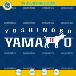 Yoshinobu Yamamoto GOAT SVG Los Angeles Baseball Design