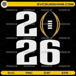 2026 College Football Playoff SVG Logo Design