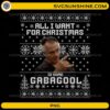 All I Want For Christmas Is Some Gabagool PNG funny Paulie Gualtieri Sopranos Christmas design