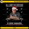 All I Want For Christmas Is Some Gabagool PNG funny Tony Soprano Christmas ugly sweater design