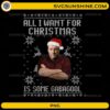 All I Want for Christmas Is Some Gabagool PNG funny Tony Soprano Christmas ugly sweater design