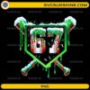 Baseball Ice Cream Drip 67 PNG Christmas Sports Sublimation Design