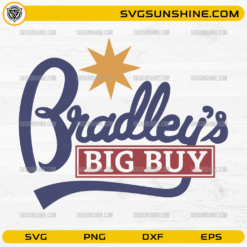 Bradleys Big Buy SVG Stranger Things store design