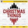 Christmas Things SVG PNG with Stranger Things–style Christmas tree design