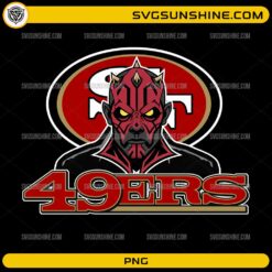 Darth Maul San Francisco 49ers PNG Star Wars 49ers Logo Design
