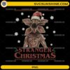 Demogorgon Stranger Christmas PNG funny Stranger Things Christmas monster design