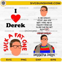 Derek Turnbow SVG PNG Bundle | Funny Derek Quotes SVG | Derek Stranger Things Season 5 SVG