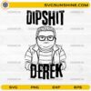 Dipshit Derek Stranger Things 5 SVG PNG Funny Derek Turnbow Line Art Design