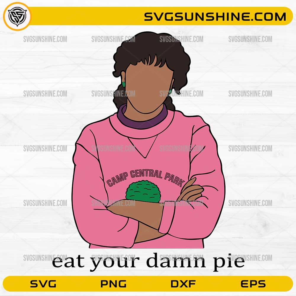 Erica Sinclair Eat Your Damn Pie SVG PNG Stranger Things Character Design
