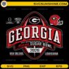 Georgia Bulldogs 2026 CFP Sugar Bowl SVG PNG Design