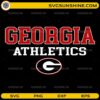Georgia Bulldogs Athletics SVG Logo Design PNG