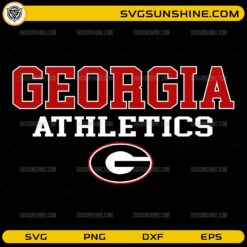Georgia Bulldogs Athletics SVG Logo Design PNG