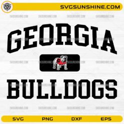 Georgia Bulldogs Mascot SVG Vintage Bulldog Logo Design
