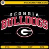 Georgia Bulldogs SVG classic Bulldogs logo design