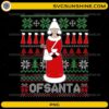 Handmaid Of Santa Christmas PNG funny handmaid parody ugly sweater design