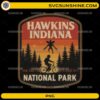 Hawkins Indiana Badge PNG retro Stranger Things forest design