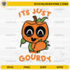 Its Just Gourdy SVG cute Dandys Halloween World pumpkin design