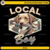 Local Boy Labrador Hunting PNG Duck Dog Camo Design