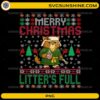 Merry Christmas Litter Is Full PNG funny cat Christmas Vacation ugly sweater