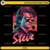 Steve Harrington PNG retro 80s neon Stranger Things design