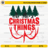 Stranger Christmas Things SVG Stranger Things Christmas biking scene