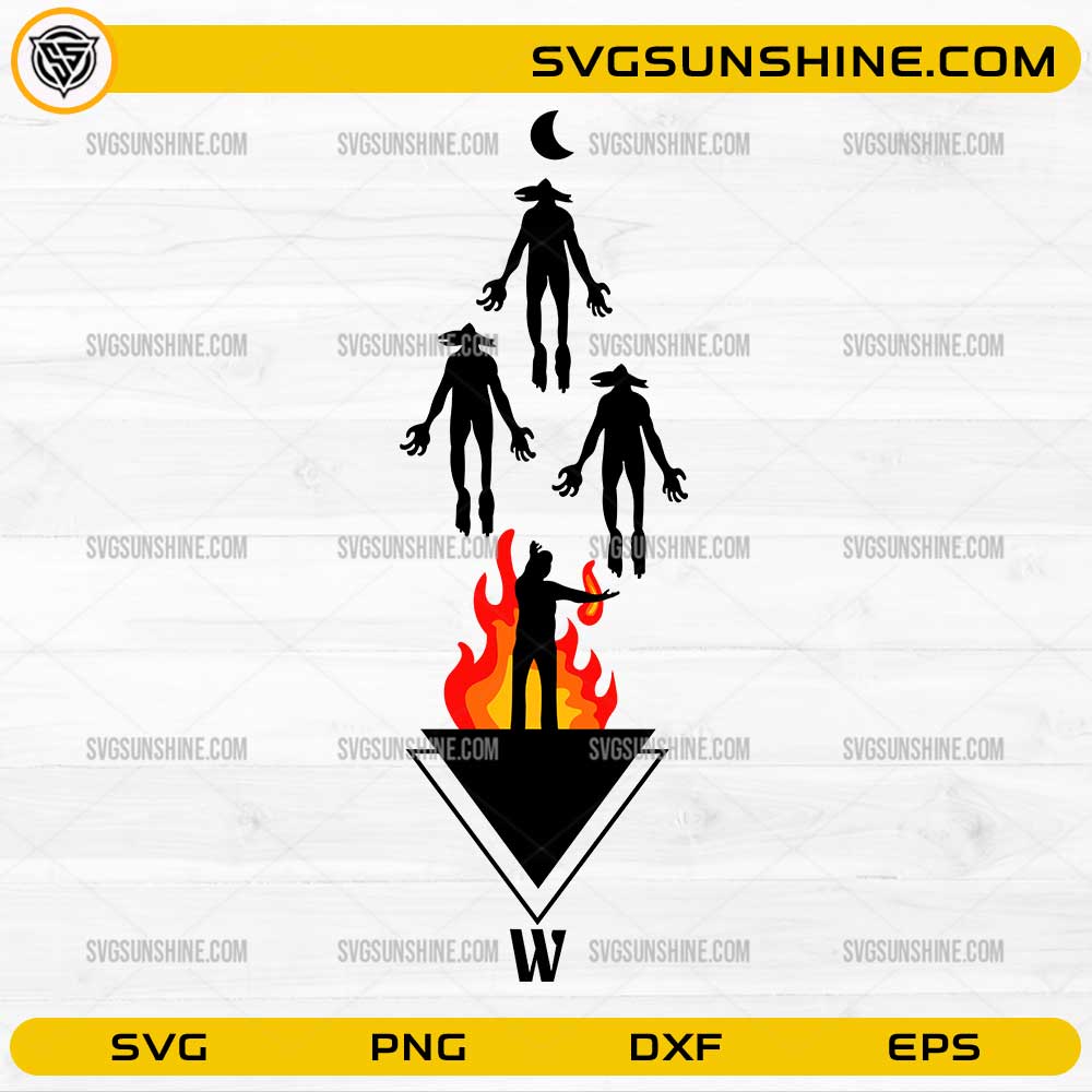 Stranger Things 5 Scene SVG Will Byers with powers design