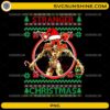 Stranger Things Christmas Monster PNG funny Demogorgon ugly Christmas sweater design