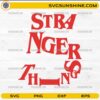 Stranger Things SVG PNG logo cut file for Cricut and Silhouette