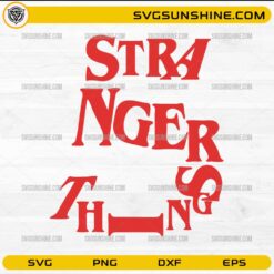 Stranger Things SVG PNG | Stranger Things 5 Logo Cut File for Cricut and Silhouette