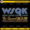 Stranger Things Season 5 SVG PNG Design WSQK The Squawk 94.5 FM retro logo