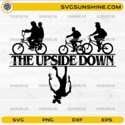 Stranger Things The Upside Down SVG PNG | Stranger Things Demogorgon SVG Cut File