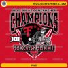 Texas Tech Red Raiders 2025 Big 12 Champions PNG football design