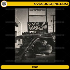 Tony Soprano Bada Bing PNG iconic Sopranos mafia scene