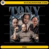 Tony Soprano vintage PNG inspired by The Sopranos mafia TV series