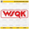 WSQK Logo SVG PNG Stranger Things 5 Radio Station Design