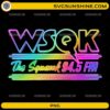 WSQK The Squawk 94.5 FM Neon PNG Stranger Things 5 Radio Station Design