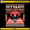 Yule Shall Not Pass PNG fantasy wizard ugly Christmas sweater