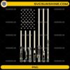 American Flag Lightsaber PNG patriotic sci-fi USA design