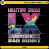 Bad Bunny Halftime Show LX PNG concert style design