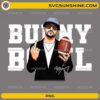 Bad Bunny Middle Finger Bunny Bowl PNG football fan art design