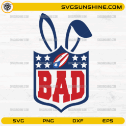 Bad Bunny NFL Bunny SVG football Benito Bowl design