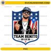 Bad Bunny Team Benito 2026 PNG football shield fan art