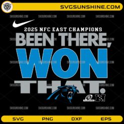Been There Won That Carolina Panthers SVG 2025 NFC East Champions Football