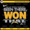 Been There Won That Los Angeles Chargers SVG 2025 AFC North Champions Football