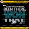 Been There Won That Philadelphia Eagles SVG 2025 NFC East Champions Football